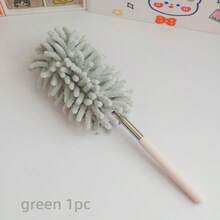 1pc Microfiber Duster, Extendable & Washable Mini Duster, Detachable Handheld Microfiber Dust Cleaner, Extendable & Bendable Car Interior Duster, Soft Dashboard & Vent Cleaning Brush, For Cleaning Ceiling Fan, High Ceiling, Blinds, Furniture - Multi-color - View 13