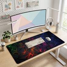 Colorful Crystal Extra Long Mouse Pad, Gaming Office Home Art Design ...