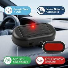 LED PISCANTE SIMULADOR DE ALARME - Modelo de entrada dos E.U.A - tipo B (110-127V) - Visão 5