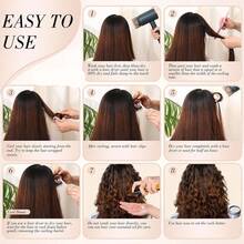 Self-Grip Rollers Kit With 16Rollers And 12Clips, Salon Quality Curlers For Diy Hairstyling, Heatless Rollers - Multicolor - View 9