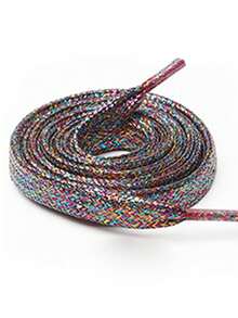 New Fashion Versatile Sports Shoes Casual Shoes Replacement Pearlescent Shoelaces - Multicolor - View 12