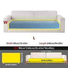 1PC Minimalist Style Chenille Four-Season Universal Anti-Slip Sofa Cushion, Anti-Slip Pet Anti-Dirt Seat Pad, Suitable For 1-4 Seater Sofa Decoration And Protection, Machine Washable - Multicolor - View 29