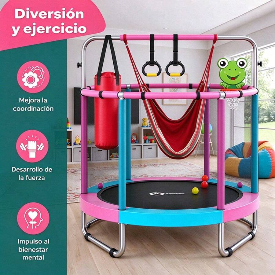 Kids Trampolines - Red - View 1