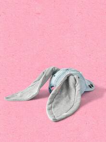 Popjeli 1pc Baseball Cap, Women's Fashion Rabbit Ear Decor Hat, Vintage Washed Distressed Snapback - Multicolor - View 10