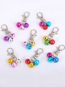 3/5pcs Iron Pet Collar Bells With Buckle, Multi-Functional Accessory, Suitable For Cats, Dogs, Puppies, Pet Accessories | Decorative Pet Collar | Pet Collar, Pet Collar Bells - Multicolor - View 11