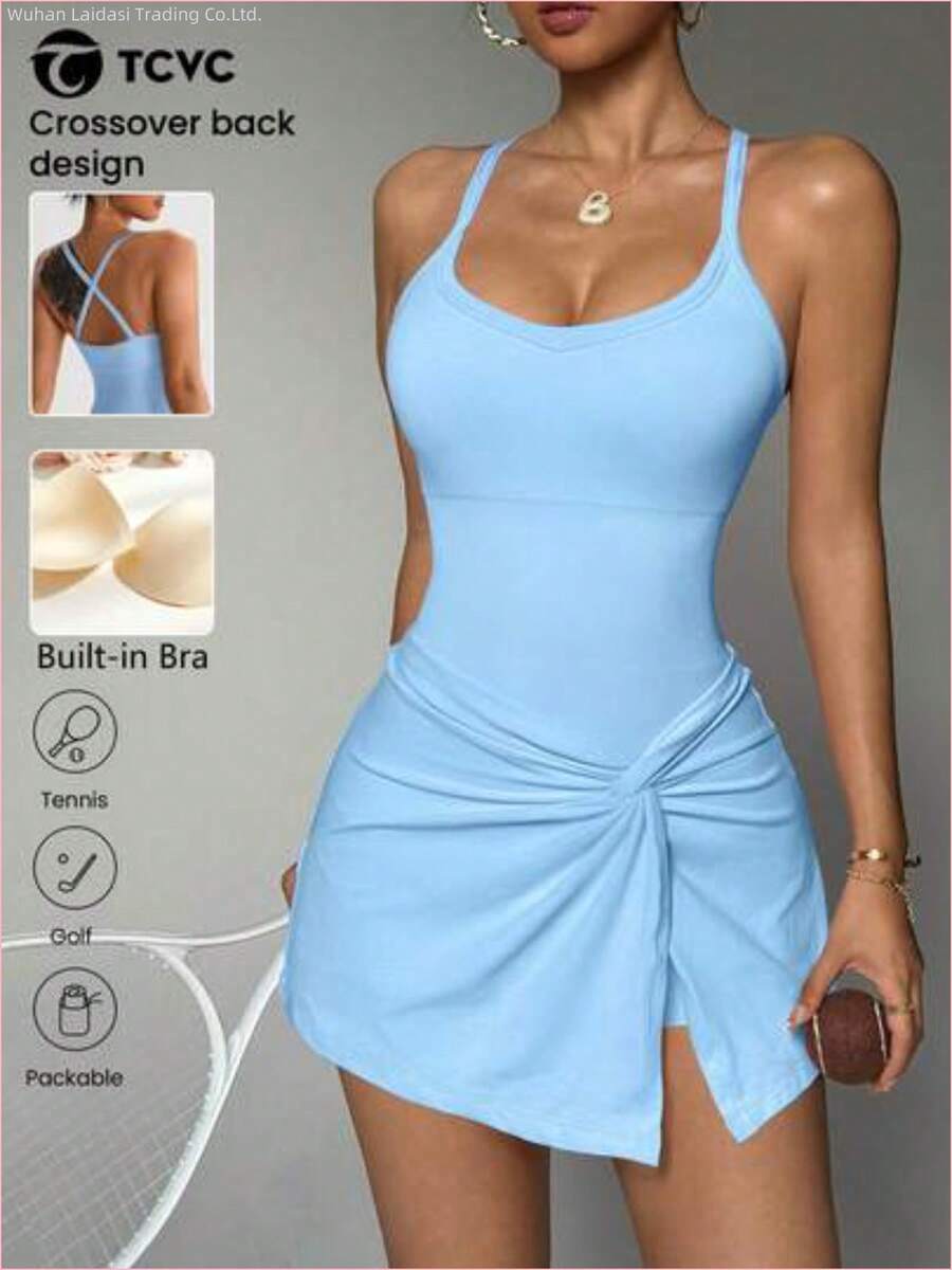 Women Athletic Onepieces Swimsuits - Celeste - View 1