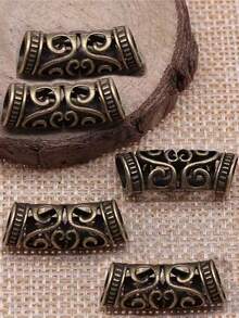 5/10 buah Jepit Rambut Dreadlock Seri Viking Vintage, Serbaguna, DIY - MultiWarna - View 8