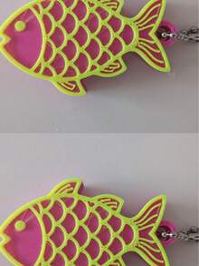 Cute Creative Fish-Shaped Minimalist Can Opener With Keychain, Can Opener, Lid Opener, Multi-Function Keychain And Bottle Opener - View 12