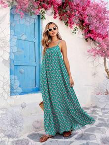 Women Short Dresses - Green - View 7
