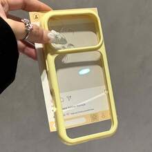 CteGlodrix 情侶快換 18 格水晶透明軟邊硬背手機殼，相容 iPhone 18 Pro Max/17 Pro/16 Plus/15/14/13/12/11 系列，2 合 1 防滑保護殼 - 玫紅色 - 查看 11