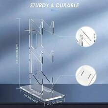 Universal 3-Layer Controller Stand & Headphone Stand Game Accessories Compatible With PS4 Storage Stand, Controller Holder Headset Stand Game Accessory - Black - View 5
