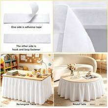 A 2D Flat Table Skirt, A Versatile Christmas Table Skirt Suitable For Various Occasions, Restaurants, Indoor/Outdoor Use, With Various Styles And Sizes To Choose From - 10 - View 5