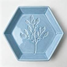 Large Eucalyptus Leaf Shaped Ceramic Clay Stamp Set, Minimalist Design With Artistic Flair, Suitable For Creating Ceramic Plates, Ceramic Cups Or Other Ceramic Decorative Hangings, Even Beginner Ceramic Artists Can Create Exquisite Artworks - 1 White - View 2
