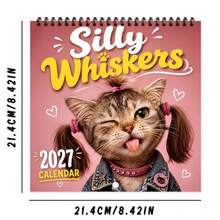 1 buah Kalender Kucing Lucu 2027, Cocok untuk Pecinta Kucing, Dapat Digunakan untuk Perencanaan Jadwal Harian/Mingguan/Bulanan di Rumah, Kantor, Sekolah, Hadiah Ideal untuk Natal, Pernikahan, Ulang Tahun - Berbagai gaya - View 4