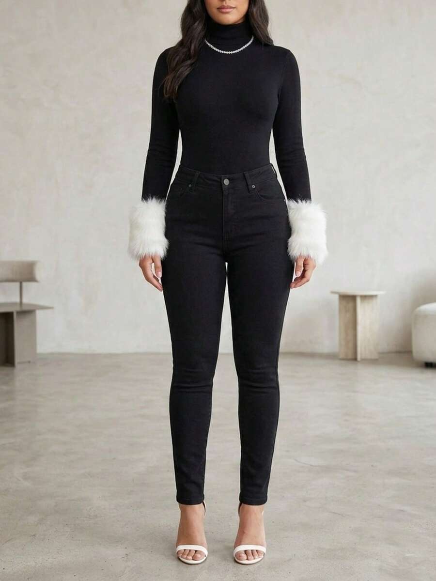 Women Jeans - Black - View 1