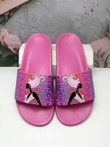 2026 New Fashion Women's Slippers, High Elastic Rubber Sole, Comfortable Soft Versatile Commute Lightweight Durable Shock-Absorbing Home Casual Walking Slippers - Magenta - View 5