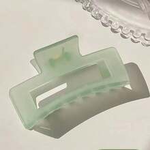 2/3pcs Pink Ins Style Hair Claw Clips Large Size For Thick Hair Women Back Of Head Matte Finish Summer Hair Clips - Hair Claw - View 8