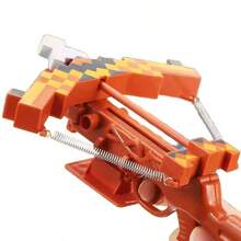 Pixel Art Crossbow Toy, Spring Powered Bow And Arrow, Outdoor Target Game, Creative Gift. - Multicolor - View 7