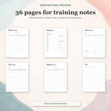 Fitness & Workout Spiral Notebooks, Guided Workout Logs And Exercise Tracking With Strength Training, Weightlifting, Cardio, Body Measurements, Progress Photos, Meal And Macro Records, Water, Sleep, Mood And Habit Trackers - A5 - View 3