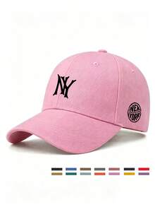 1pc Unisex Baseball Cap, Casual Letter Baseball Cap, Suitable For Spring And Autumn, Daily Wear, Travel, Hiking, Climbing, Skiing - Multicolor - View 6