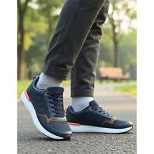 Tenis Denali Azul Vortex Hombre Casual Ultralight Caballero Respirable - Azul - Ver 5
