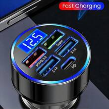 1pc USB PD Type-C Car Charger Adapter, Luxury Style, Suitable As Holiday/Birthday Gift - A - View 15