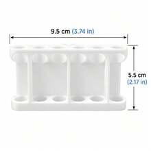 1pc Dishwasher Straw Holder, Home Glass Straw Cleaning Rack, Dishwasher Compatible Draining Accessory - Multicolor - View 3