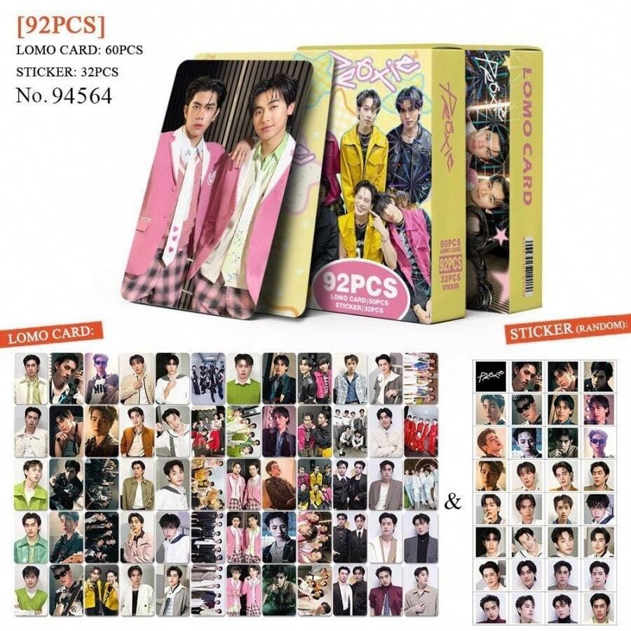 92pcs PROXIE Thailand T-POP Boy Band Star KPOP Merchandise LOMO Photocard Koleksi - A - View 1