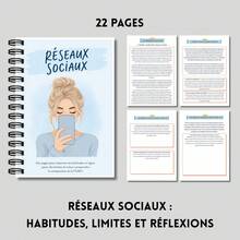 Social Media Reflection Journal: French-Language Pages Covering Online Habits, Screen Time Limits, Comparison, FOMO, Scenarios, Quizzes, And Notes; Spiral-Bound Notebooks. - A5 - View 7