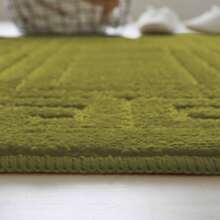 GC Gaveno Cavailia 2PCS Greek Key Bath Mat Set, Soft Absorbent Bathroom Rugs, Non-Slip Floor Mats, Comfortable Plush Bath Rugs For Bathroom, 50x80cm & 50x40cm - Lime Green - View 5