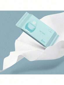64pcs/1pack Mini Portable Wet Wipes, Stain Removal Wipes, Clothing Cleaning Wipes, For Daily Item Cleaning (Random Outer Packaging Style) - Multicolor - View 10