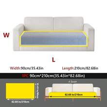 1PC Minimalist Style Chenille Four-Season Universal Anti-Slip Sofa Cushion, Anti-Slip Pet Anti-Dirt Seat Pad, Suitable For 1-4 Seater Sofa Decoration And Protection, Machine Washable - Multicolor - View 39