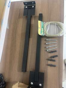 Kit Completo Varal de Roupa de Aluminio - Preto - Visão 3