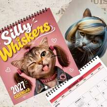 1 buah Kalender Kucing Lucu 2027, Cocok untuk Pecinta Kucing, Dapat Digunakan untuk Perencanaan Jadwal Harian/Mingguan/Bulanan di Rumah, Kantor, Sekolah, Hadiah Ideal untuk Natal, Pernikahan, Ulang Tahun - Berbagai gaya - View 3