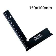 L-Shaped Woodworking Angle Ruler, Aluminum Alloy Marking Ruler, Woodworking Right Angle Protractor, Precision Marking Tool, Height Measuring Tool, Metric Oblique Angle Ruler, Used For Measuring And Marking - L-shaped - View 11