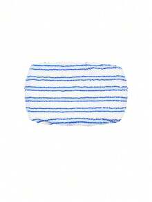 Mop cloth 1/2/4 件 15 英寸 X8 英寸适用于 O-Cedar 平板拖把、干湿两用拖把替换垫、超细纤维拖把替换垫、清洁配件 - 藍白色 - 查看 10