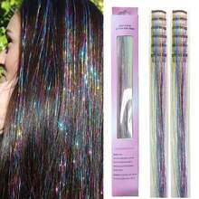 12pcs Women's Hair Accessories Dark Purple Laser Glitter Hair Clips Decorative Hair Accessories, Suitable For Party Music Festivals, Cosplay, Daily - Multicolor - View 10