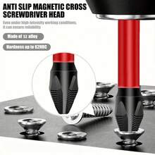 2pcs Adjustable Magnetic Screwdriver Set, Anti-Slip Handle, Precision Screwdriver Kit For Phone Laptop Glasses Watch Electronics Disassembly, Magnetic Repair Tool Set, Home Repair Hardware Tools - Multi-color - View 1