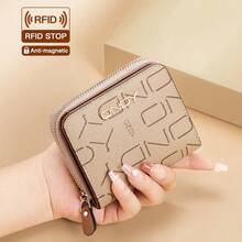 ONDY Ví ngắn gấp đôi nữ phong cách vintage - 2 lớp dung tích lớn, chống trộm chặn RFID, nhiều ngăn đựng thẻ, ví đựng thẻ trung tính, ví tổ chức thẻ tín dụng, quà tặng ngày lễ cho bạn gái/chị em gái/mẹ, ví đựng tiền xu thiết yếu hàng ngày - Nhiều màu - Xem 5
