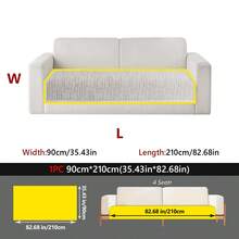 1PC Minimalist Style Chenille Four-Season Universal Anti-Slip Sofa Cushion, Anti-Slip Pet Anti-Dirt Seat Pad, Suitable For 1-4 Seater Sofa Decoration And Protection, Machine Washable - Multicolor - View 22