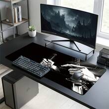 Samurai Dual Sword Extra Long Mouse Pad For Gaming Office Home Art Design Gift For Friends Family Rubber Base PC Laptop Study Desk Mat Multiple Sizes Computer Keyboard Pad Non Slip Durable - View 5
