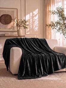 [Soft & Lightweight Plush Blanket]280g/㎡ Soft & Lightweight Plush Comfortable Warm Blanket - Extra Large Size, Suitable For Bed, Sofa, Lounge Chair, Travel, Camping, Autumn Decor, Room Decor - Multicolor - View 1