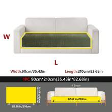 1PC Minimalist Style Chenille Four-Season Universal Anti-Slip Sofa Cushion, Anti-Slip Pet Anti-Dirt Seat Pad, Suitable For 1-4 Seater Sofa Decoration And Protection, Machine Washable - Multicolor - View 42