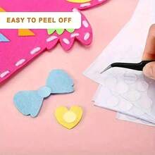 400/200/100 Pcs (20 Per Sheet) Transparent Round Double-Sided Adhesive Stickers - Removable, Damage Free, Nano Adhesive, Suitable For Handmade Gift Wrapping, Wedding, Christmas, Holiday Decoration - White and Transparent - View 6