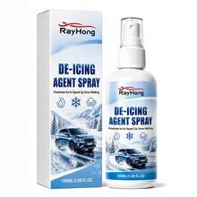 rayhong Snow And Ice Melting Spray, Ice Softening Multi-Surface Fine Mist Spray, Portable Car Spray, Weakens Ice And Snow Adhesion On Frozen Surfaces, Suitable For Car Windows, Rearview Mirrors, Locks, Glass And More, Essential Winter Car Accessory, Simplifies Winter Morning Window Cleaning, Gift For Family And Friends, Christmas Gift - A - View 2