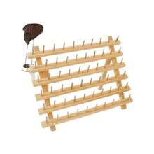 Giá đỡ cuộn gỗ cho chỉ may, chỉ sáp, lõi suốt, cuộn len và cuộn dây, giá đỡ cuộn bán chạy xuyên biên giới, giá đỡ tóc giả - cây non - Xem 3