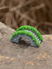 Miniature Stone Bridge, Suitable For Micro Landscape, Zen Garden, Bonsai Decoration, Figurine DIY Garden Decor, Handmade Miniature Architectural Decoration, Yard And Patio Scene Decoration, Can Be Combined With Pool Fence - A - View 12
