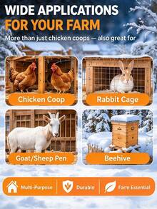Insulation Pad, Double-Sided Foil Mat, Helps Keep Bedding Dry And Provides Thermal Barrier, Cuttable And Reusable, Suitable For Winter Poultry Care, Farm Animal Comfort - Silver - View 9