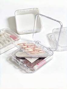 7-Tier/5-Tier/3-Tier Transparent Acrylic Multi-Layer Nail Polish Display Rack, Cosmetic Sample Storage Organizer, Glasses Holder, Photo Frame, Jewelry Stand, Storage Box, Suitable For Home Living Room Office Decor, Bedroom Desktop Organization, Birthday Gift - Clear - View 6