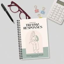 Spiral Notebooks For Understanding Trauma Responses, English Edition With Guided Self Check-Ins, Safety Reflections, Grounding Activities, Thought Questions, Pattern Awareness, Personal Resource Lists And Writing Space - A5 - View 5
